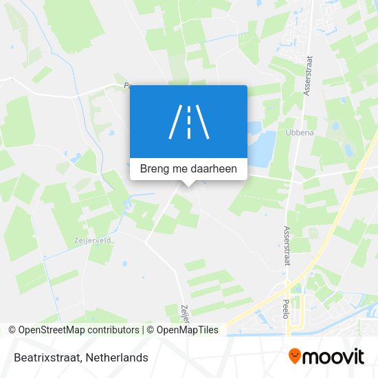 Beatrixstraat kaart