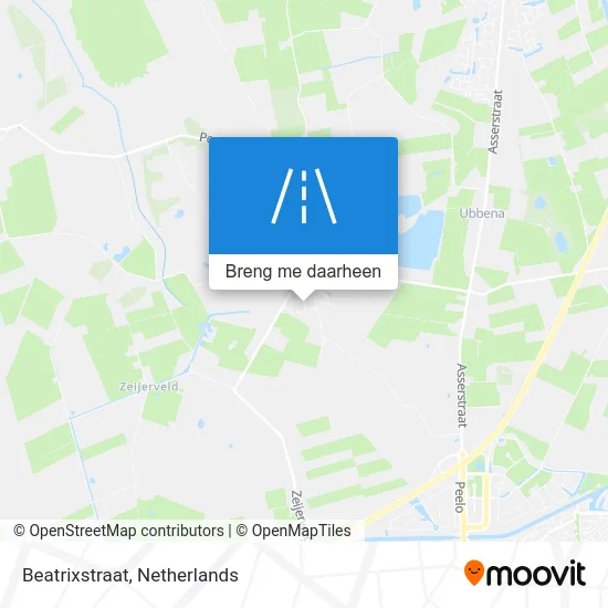 Beatrixstraat kaart