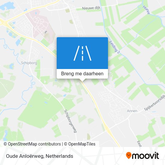 Oude Anloërweg kaart