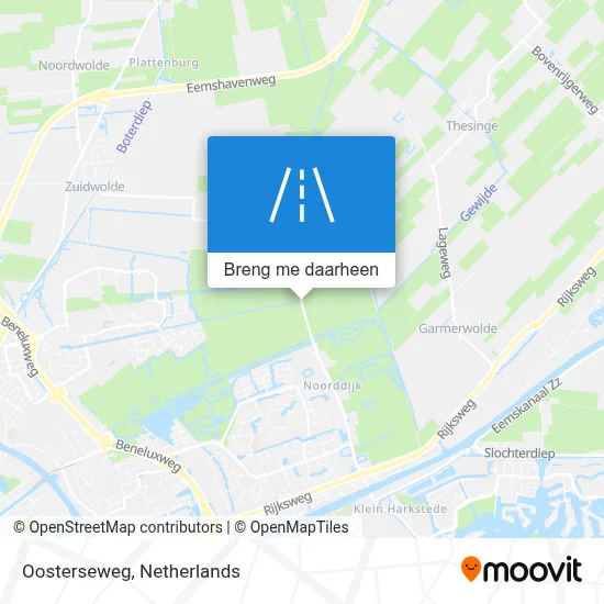 Oosterseweg kaart