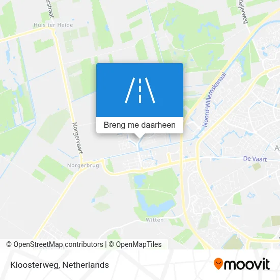 Kloosterweg kaart