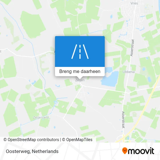 Oosterweg kaart