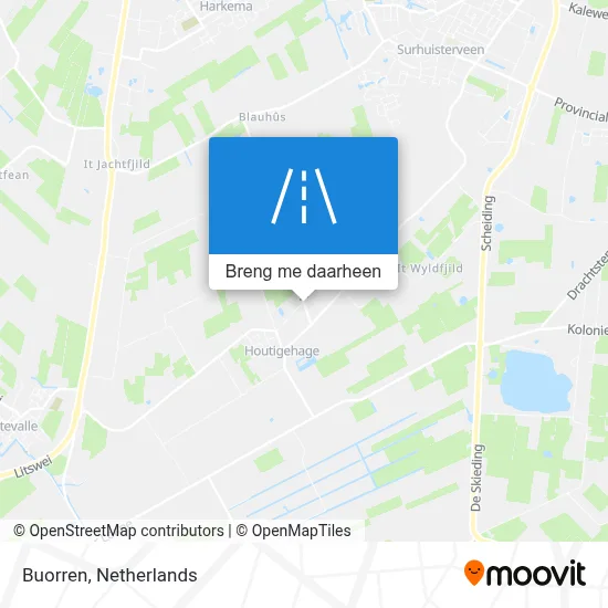 Buorren kaart