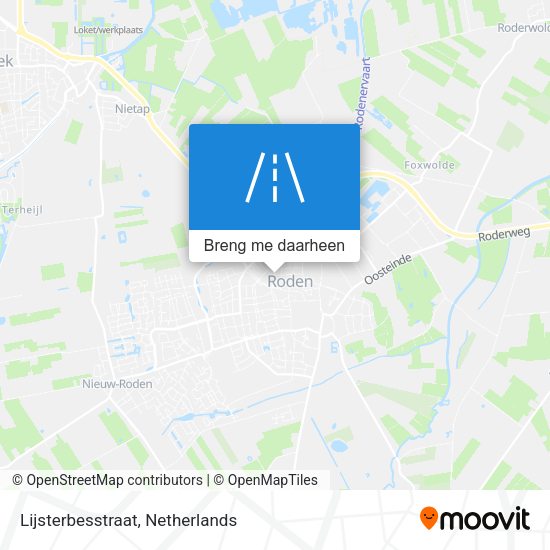 Lijsterbesstraat kaart