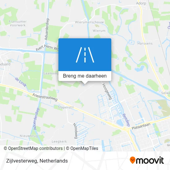 Zijlvesterweg kaart