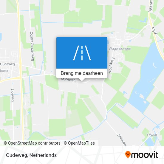 Oudeweg kaart