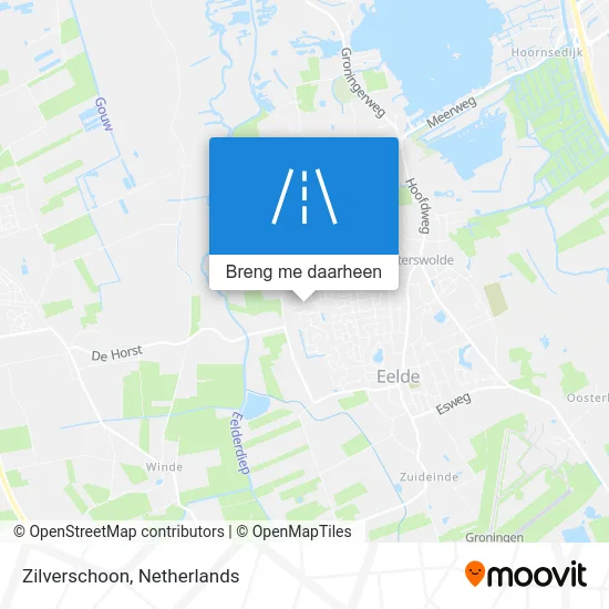 Zilverschoon kaart