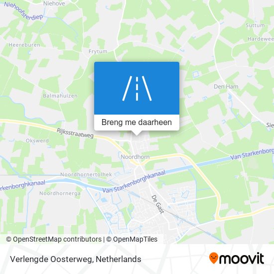 Verlengde Oosterweg kaart