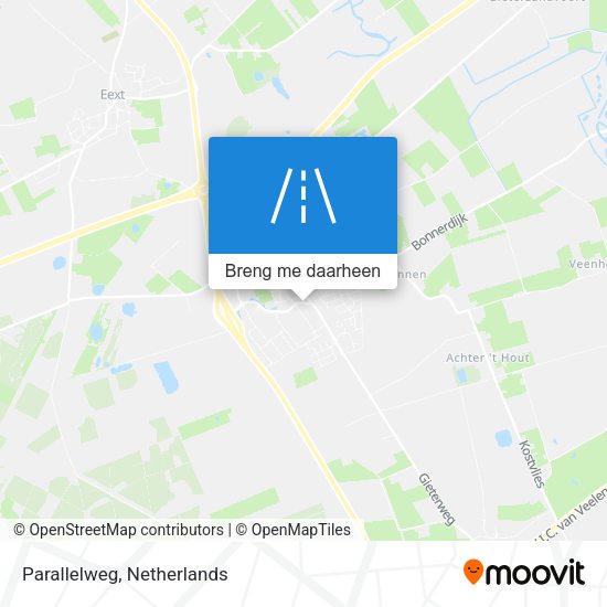 Parallelweg kaart