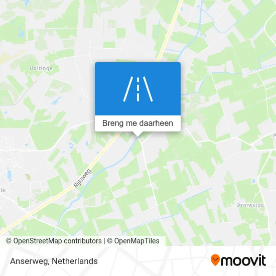 Anserweg kaart