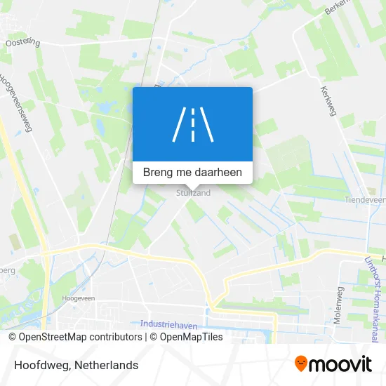 Hoofdweg kaart