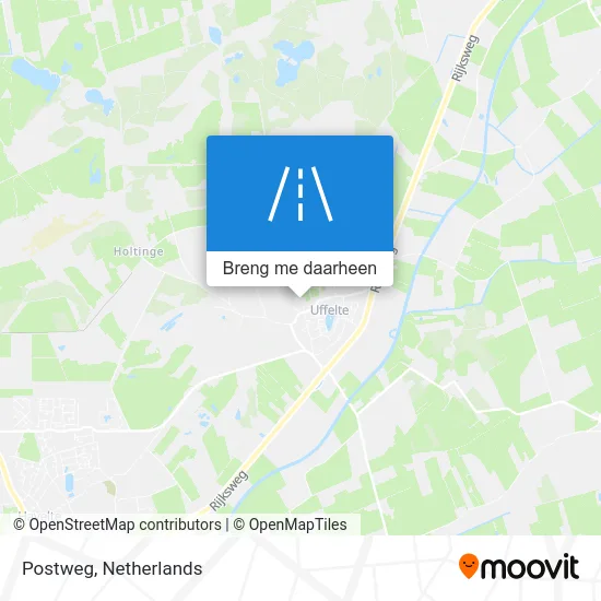 Postweg kaart