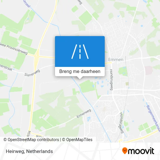 Heirweg kaart
