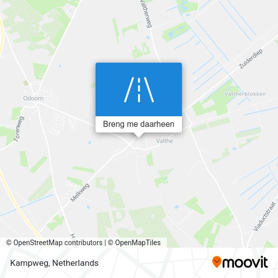 Kampweg kaart