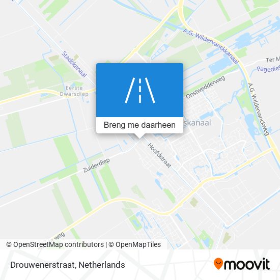 Drouwenerstraat kaart