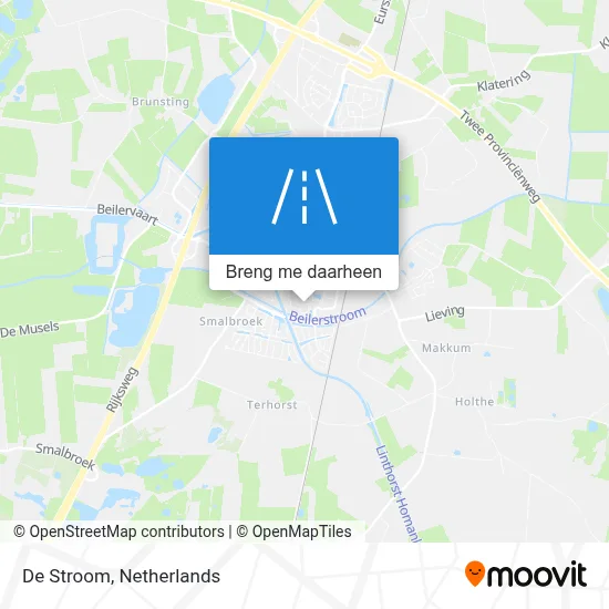 De Stroom kaart