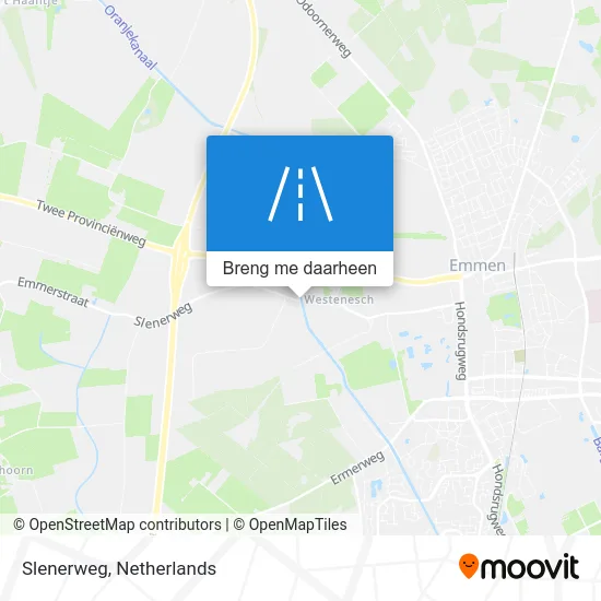 Slenerweg kaart