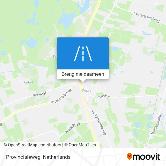 Provincialeweg kaart