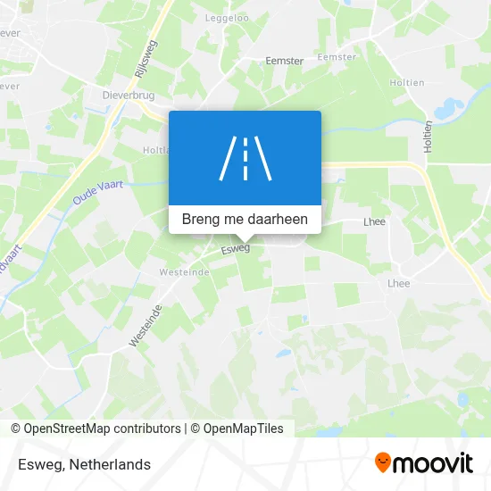 Esweg kaart