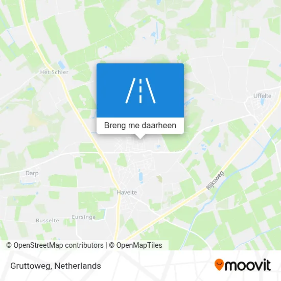 Gruttoweg kaart