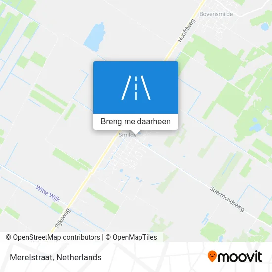 Merelstraat kaart