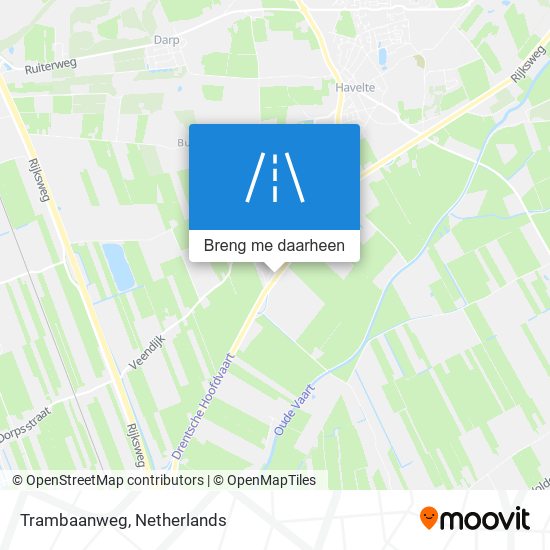 Trambaanweg kaart