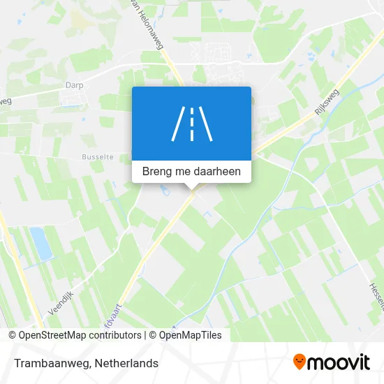 Trambaanweg kaart