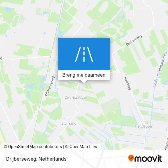 Drijberseweg kaart