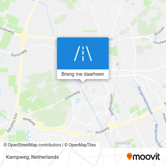 Kampweg kaart