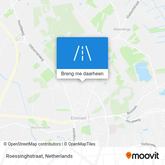 Roessinghstraat kaart