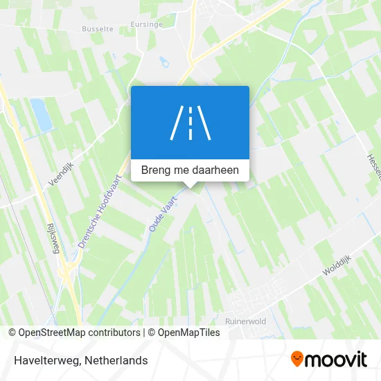 Havelterweg kaart