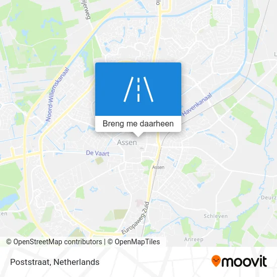 Poststraat kaart