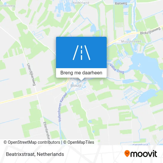 Beatrixstraat kaart