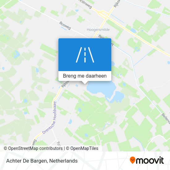 Achter De Bargen kaart