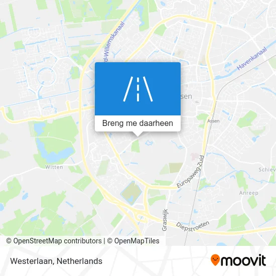 Westerlaan kaart