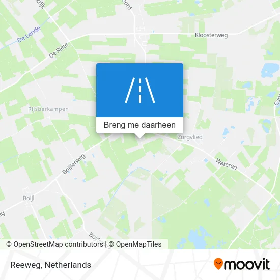 Reeweg kaart