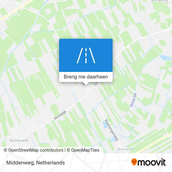 Middenweg kaart