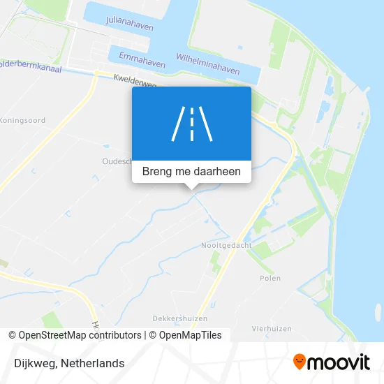Dijkweg kaart