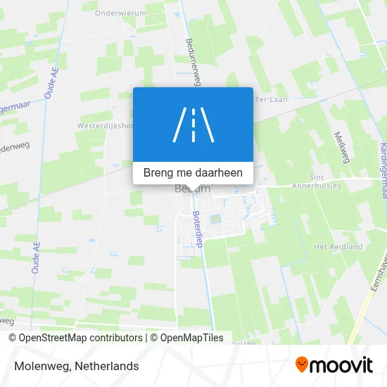 Molenweg kaart