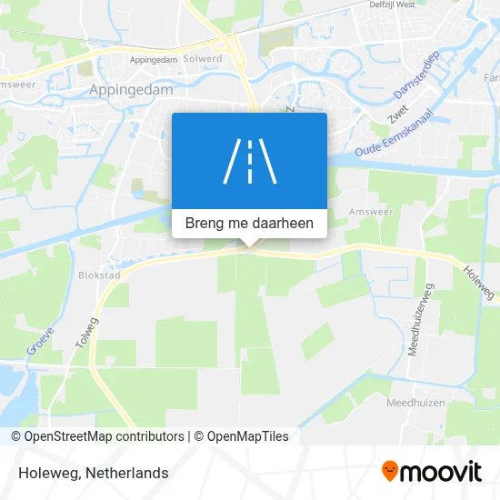 Holeweg kaart