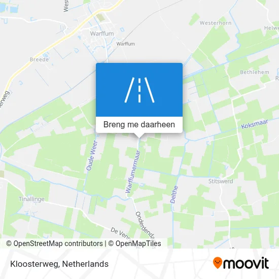 Kloosterweg kaart