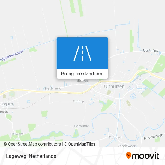 Lageweg kaart