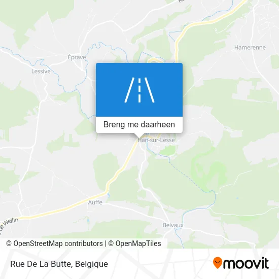 Rue De La Butte kaart