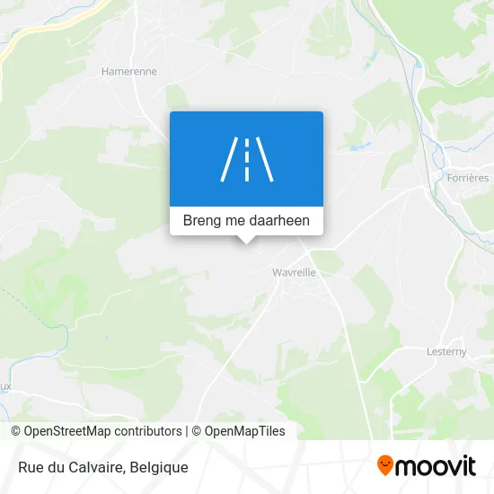 Rue du Calvaire kaart