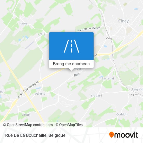 Rue De La Bouchaille kaart