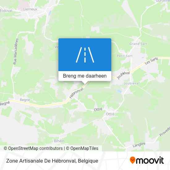 Zone Artisanale De Hébronval kaart