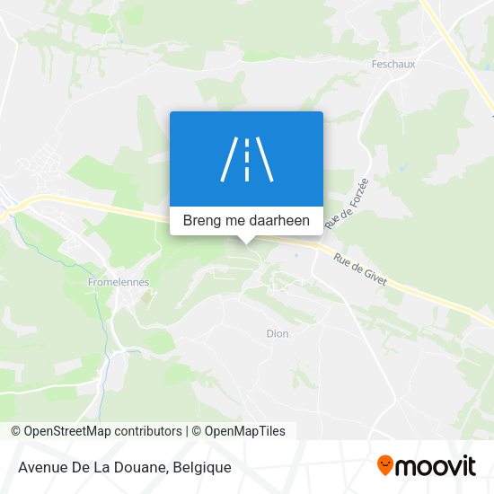 Avenue De La Douane kaart