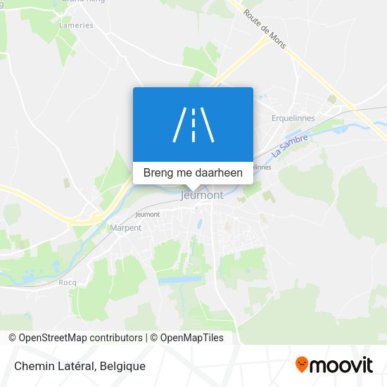 Chemin Latéral kaart