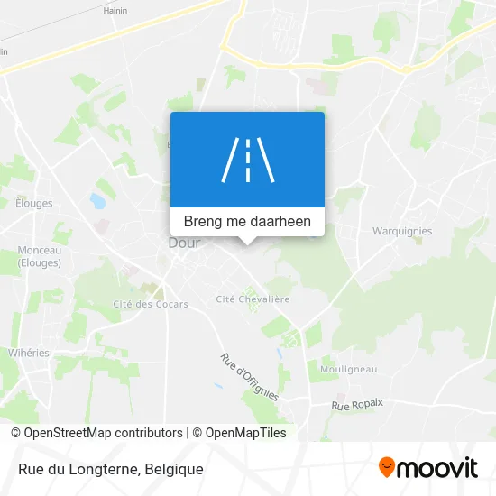 Rue du Longterne kaart