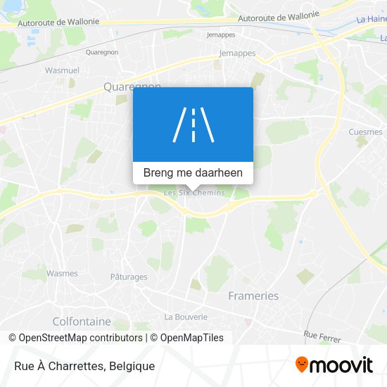 Rue À Charrettes kaart